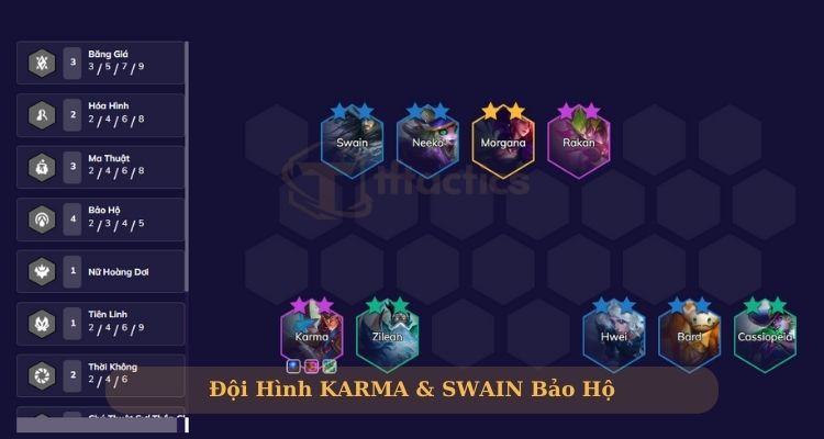 Đội hình Karma & Swain Bảo Hộ