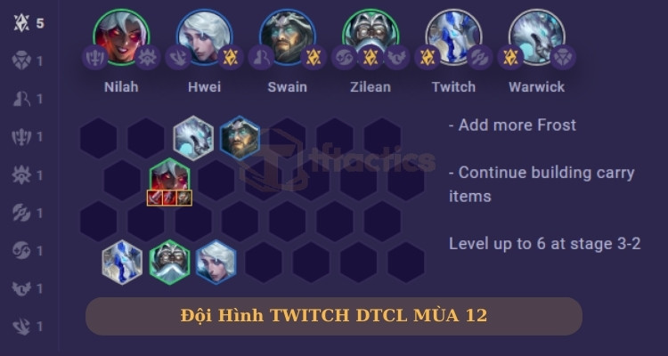 Đội hình Varus DTCL Lửa Băng giữa game