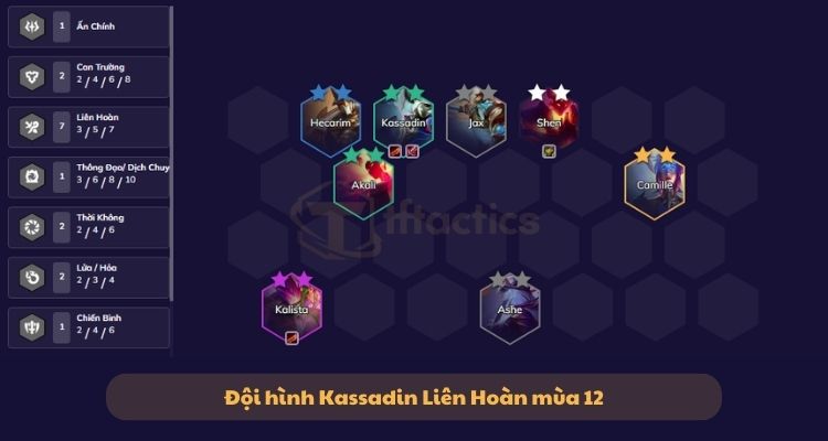 Đội hình Kassadin Liên Hoàn cuối game