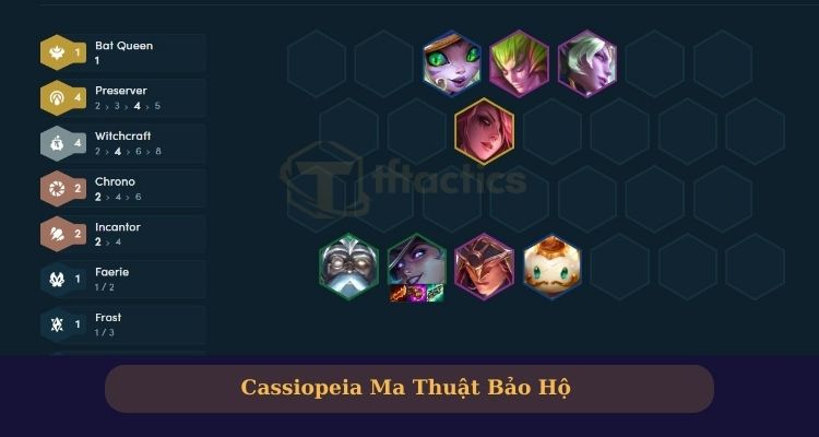 Cassiopeia Ma Thuật Bảo Hộ carry tốt