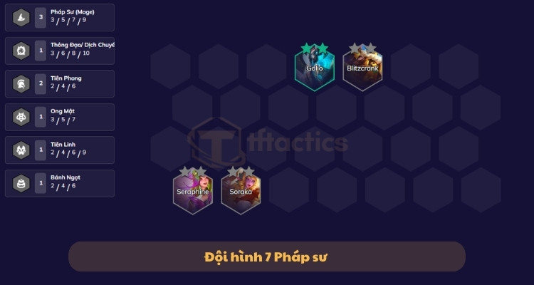 Đội hình 7 Pháp sư đầu game