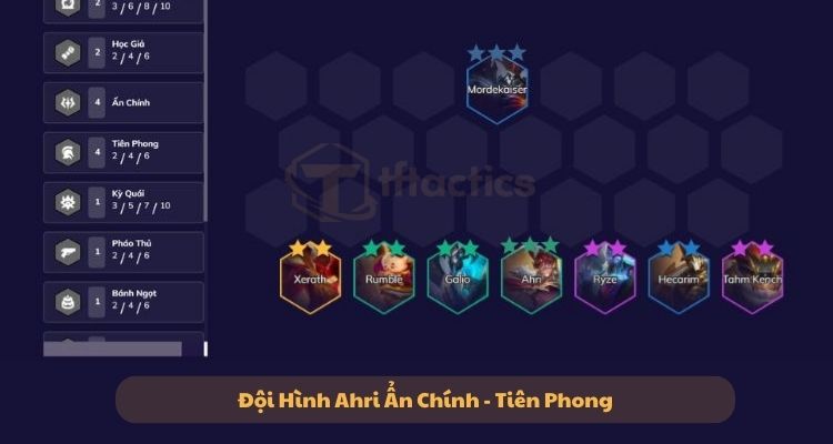 Đội hình Ahri ẩn chính tiên phong đang nổi bật trong TFT mùa 12