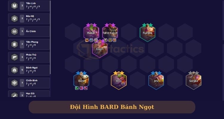 Đội Hình Bard Bánh Ngọt cực hot