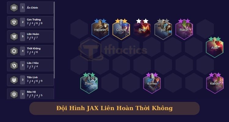 đội hình jax dtcl