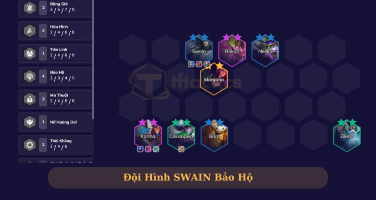 Đội Hình Swain DTCL Bảo Hộ