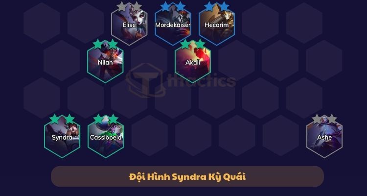 Đội hình Syndra Kỳ Quái DTCL mùa 12