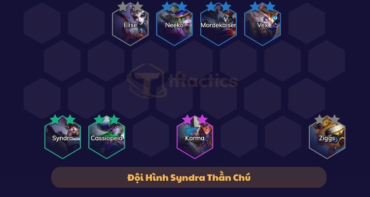 Đội hình Syndra Thần Chú TFT mùa 12