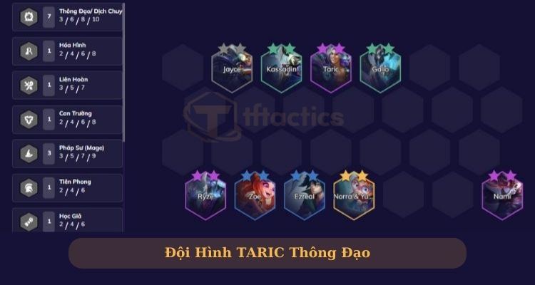 Đội hình Taric Thông Đạo 