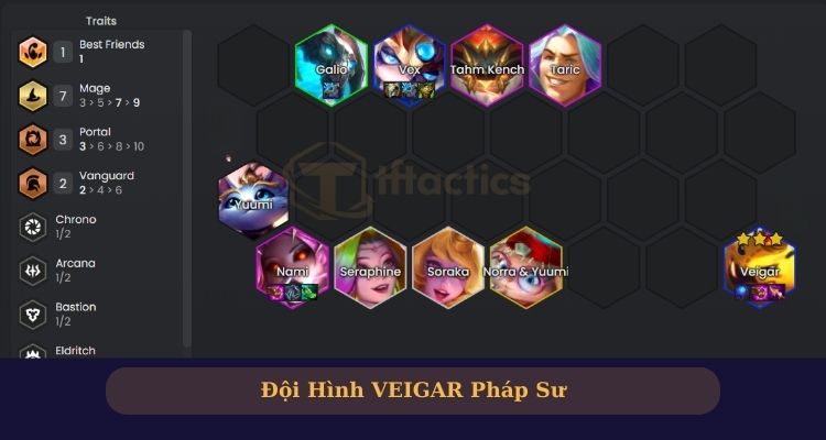 Đội Hình Veiger DTCL Pháp Sư