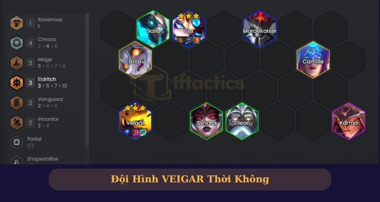 Đội Hình Veigar DTCL Thời Không