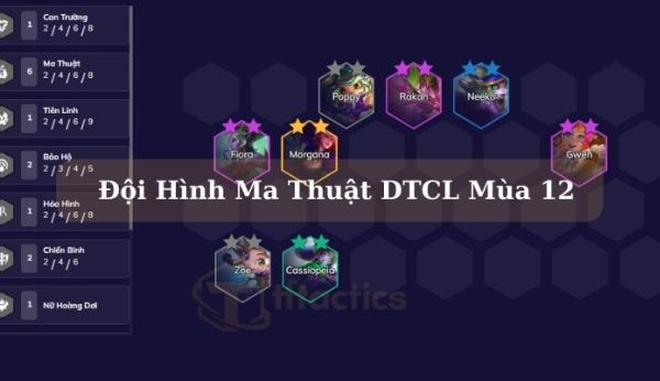 Đội hình Ma Thuật DTCL mùa 12: Chiến thuật chơi hiệu quả cùng cao thủ